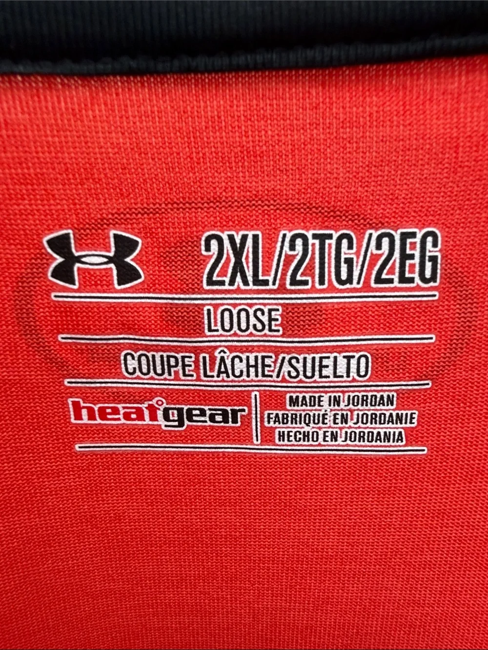 Under Armour Bright Red Short Sleeve Performance Tee - Picture 2 of 10